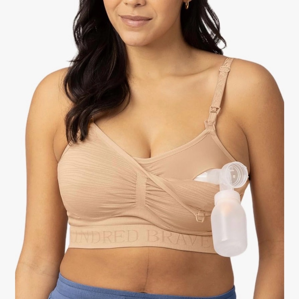 NWT Kindred Bravely Beige Nursing Bra